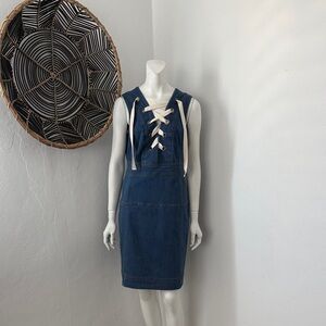 Etcetera Braided Denim Dress 👗